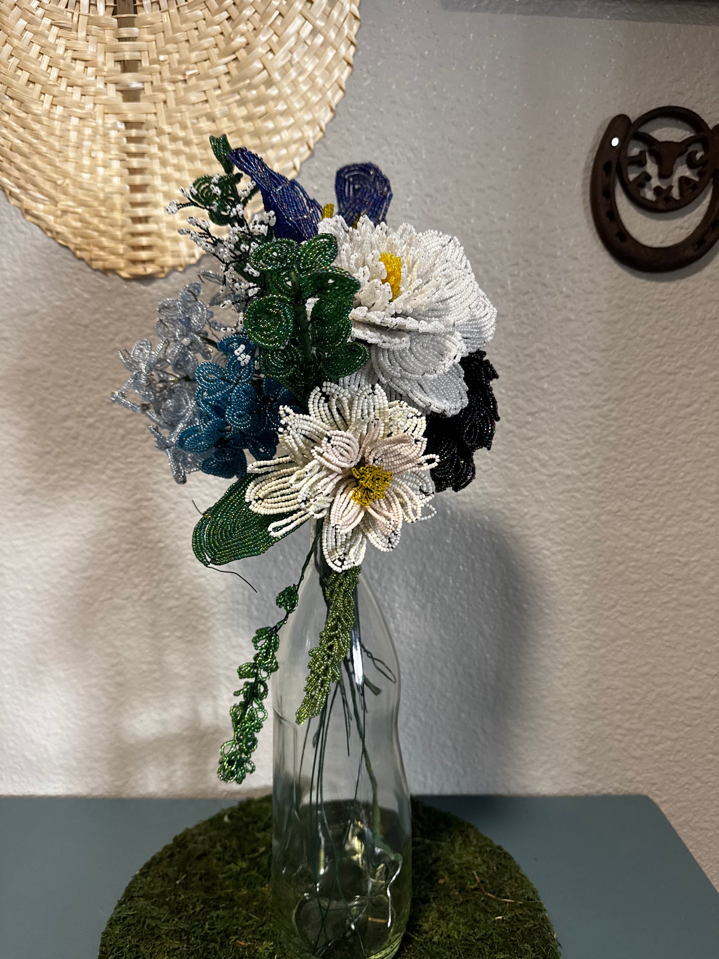Blue floral bouquet