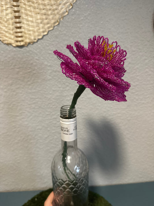 Single Peony fuchsia